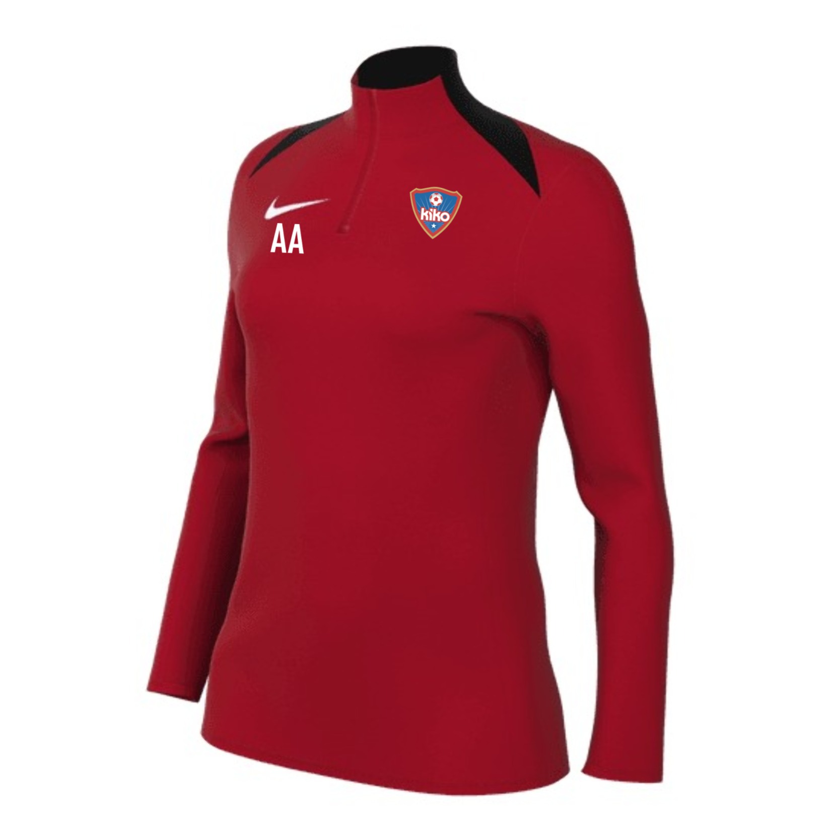 Nike Academy Pro 24 Womens Dri-FIT Drill Top (W) - University Red/University Red/White