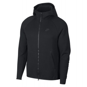 Nike Sportswear Tech Fleece Full-Zip Hoodie Black-Black