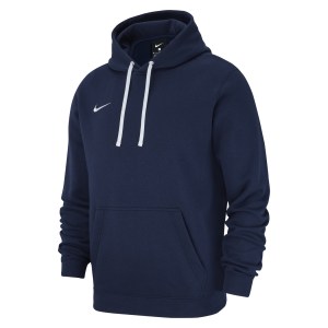Nike Team Club 19 Hoodie Obsidian-Obsidian-White-White