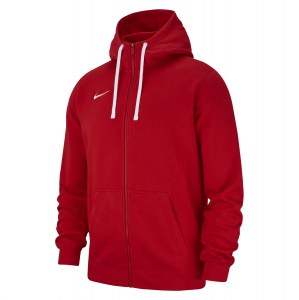 Nike Team Club 19 Full Zip Hoodie University Red-University Red-White