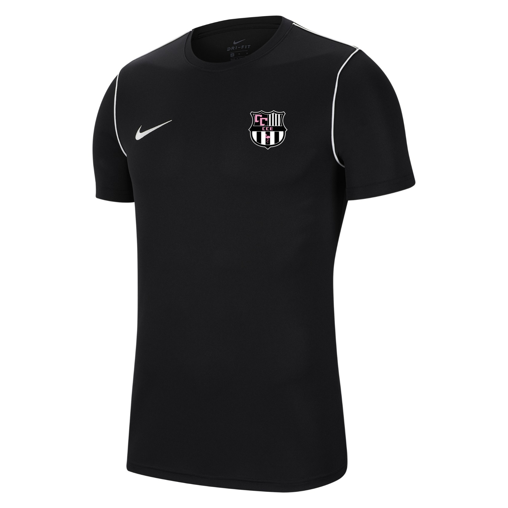 Nike Park 20 Short Sleeve Training Tee - Black/White/White