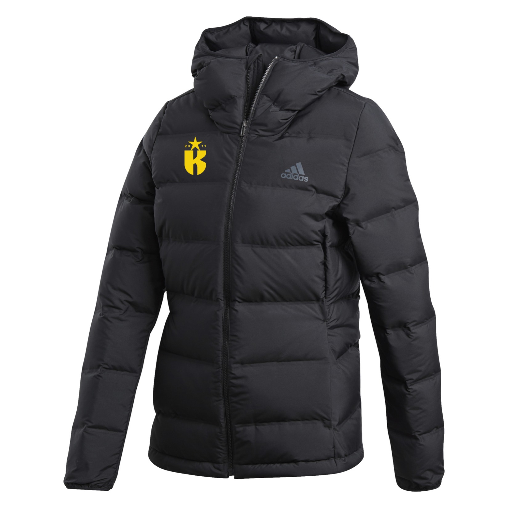 adidas-SS Women Helionic Down Hooded Jacket - Black