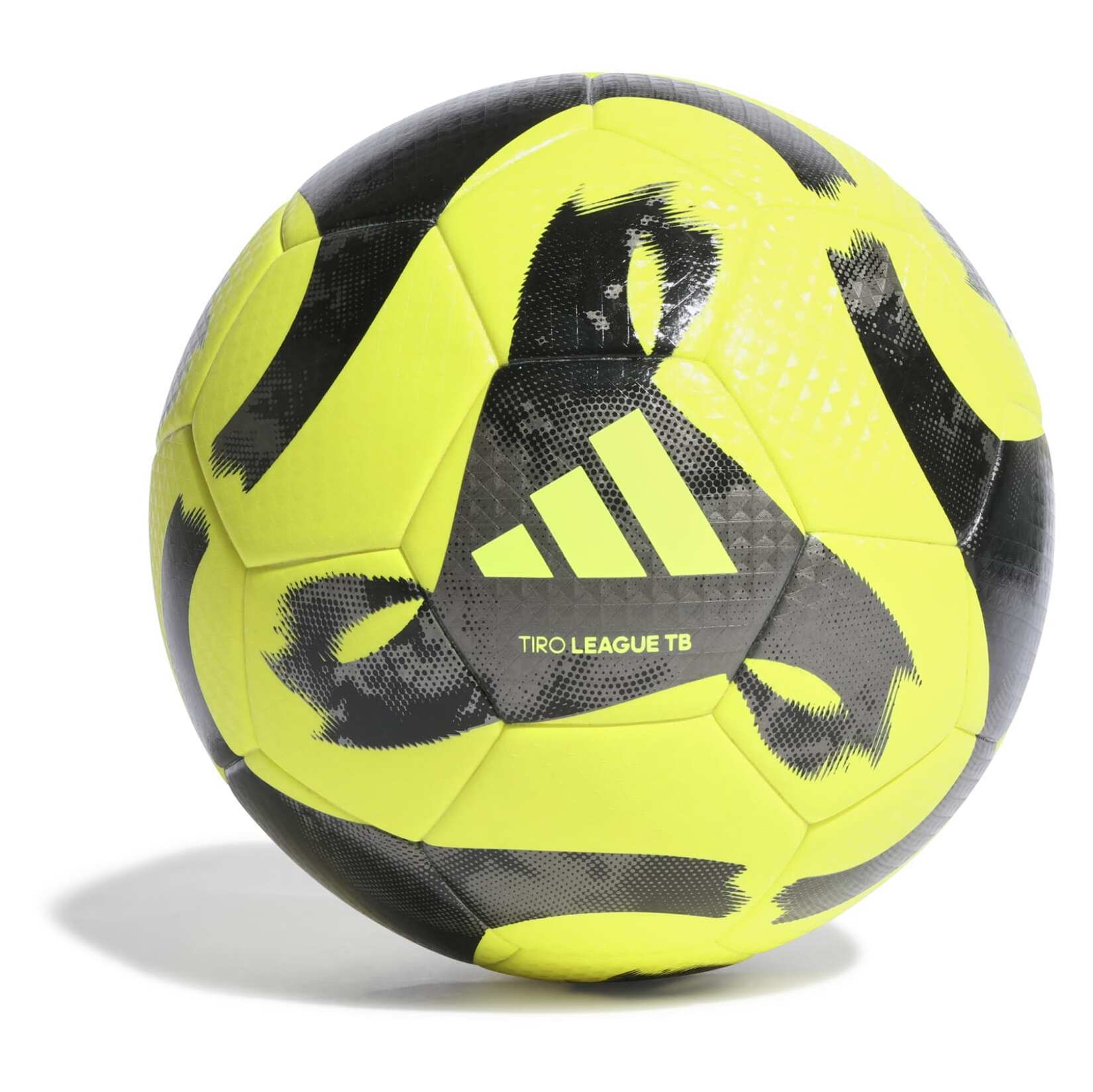 adidas Tiro League Thermally Bonded Football - Solar Yellow/Black/Iron Met