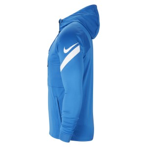 Nike Strike Full-Zip Hooded Jacket (M) Royal Blue-White-White