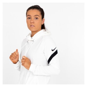 Nike Womens Strike Full-Zip Hooded Jacket (W) White-Black-Black