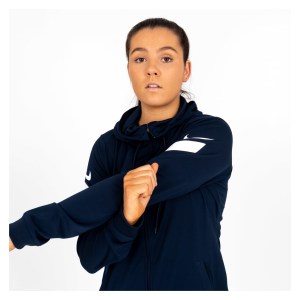 Nike Womens Strike Full-Zip Hooded Jacket (W) Obsidian-White-White