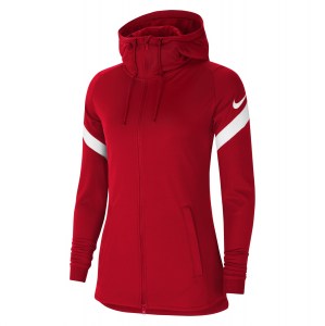 Nike Womens Strike Full-Zip Hooded Jacket (W) University Red-White-White