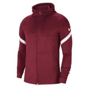 Nike Strike Full-Zip Hooded Jacket (M) Team Red-White-Jersey Gold