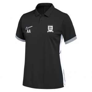 Nike Dri-FIT Academy 25 Polo (W) - Black/White/White