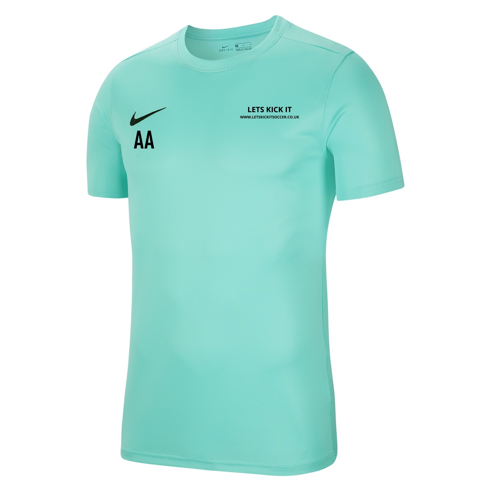 Nike Park VII Dri-FIT Short Sleeve Shirt - Hyper Turq/Black