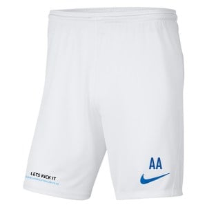 Nike Park III Shorts - White/Royal Blue