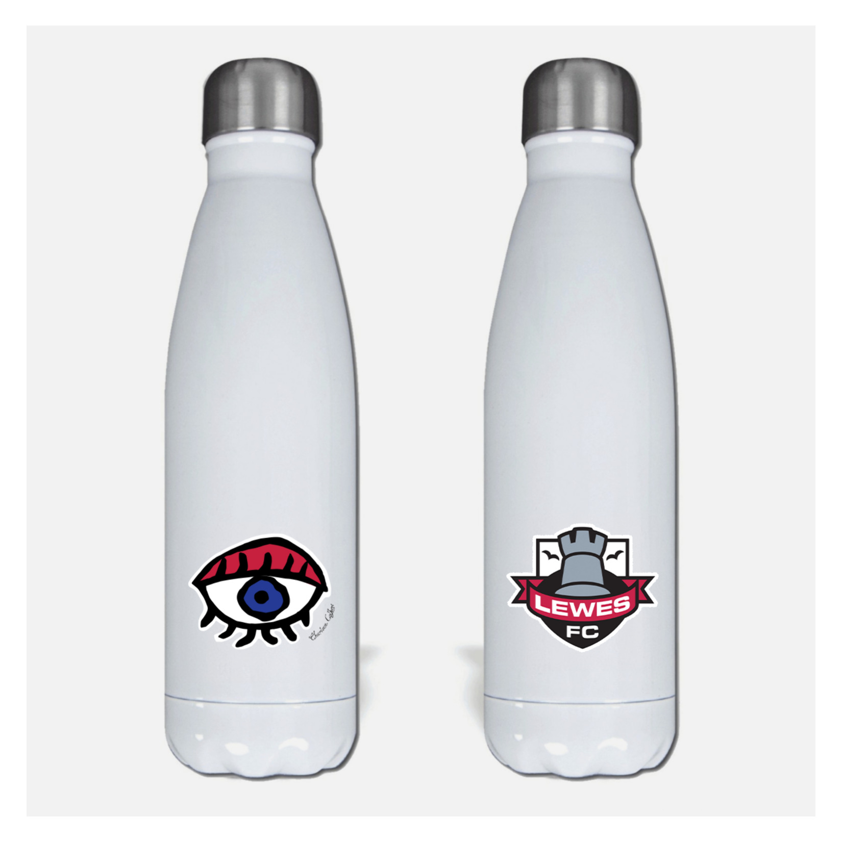 Kitlocker-Merchandise Premium Steel Water Bottle - White