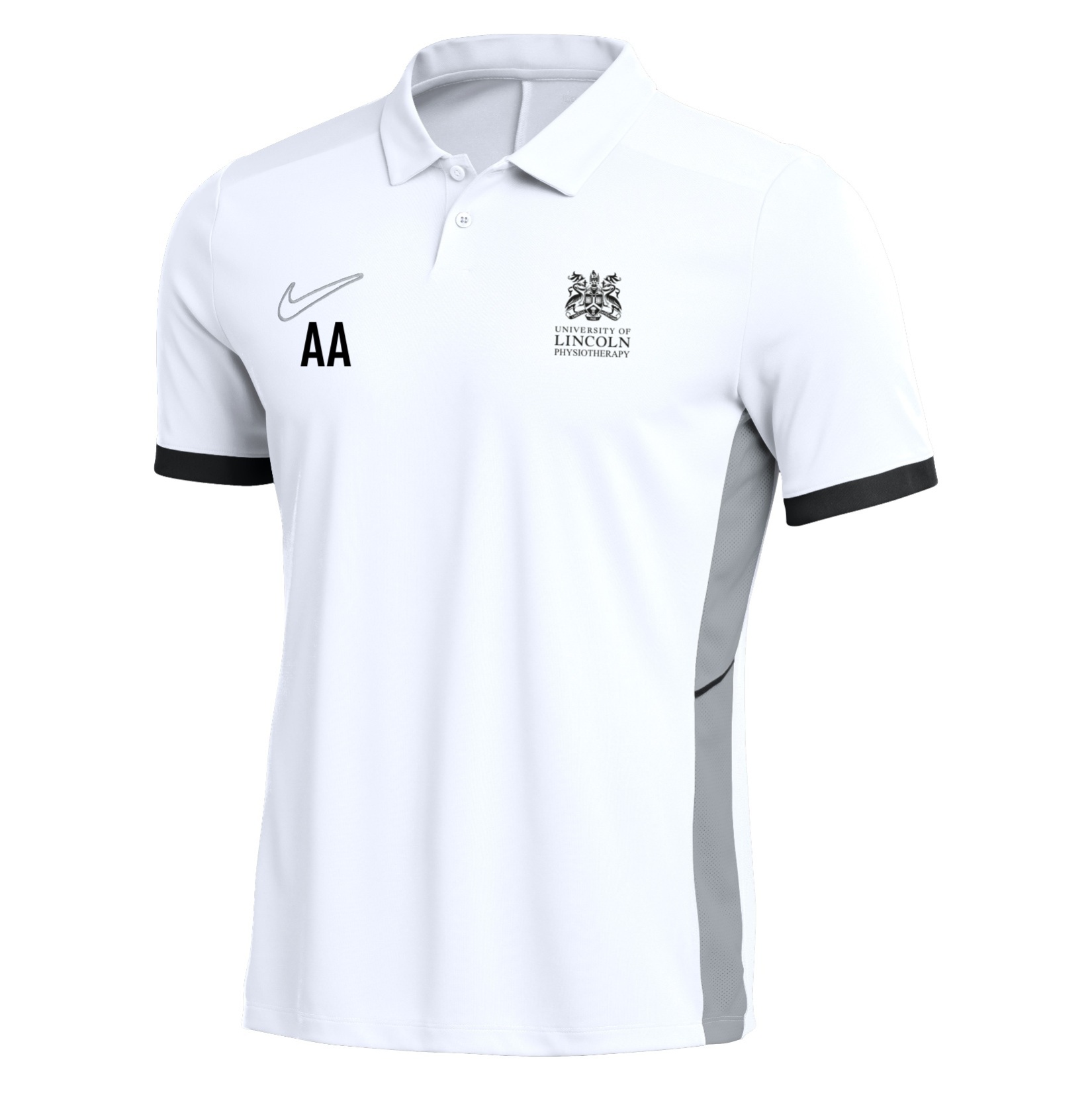 Nike Dri-FIT Academy 25 Polo - White/Black/Black