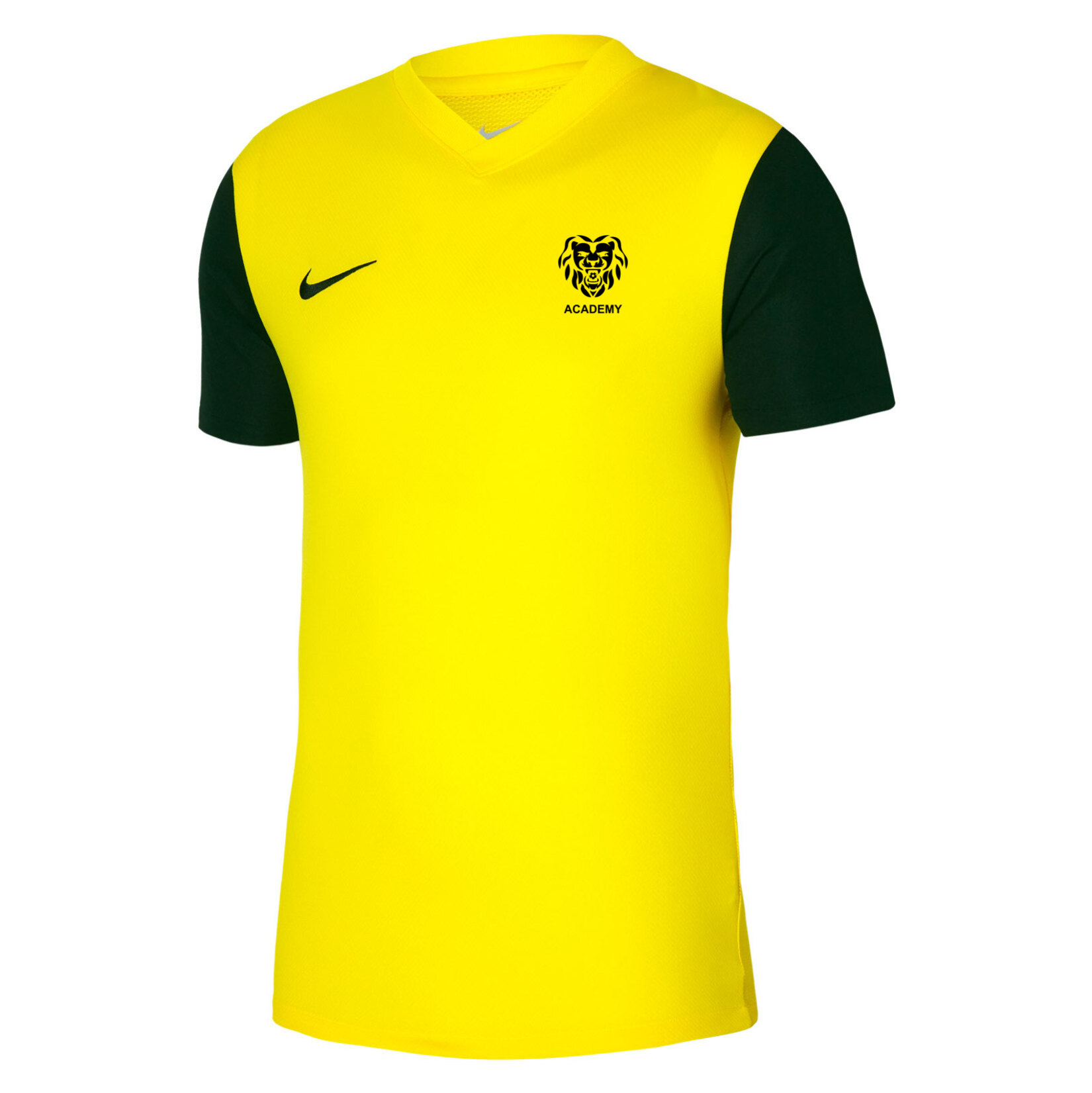 Nike Tiempo Premier 2 Short Sleeve Jersey - Tour Yellow/Black/Black