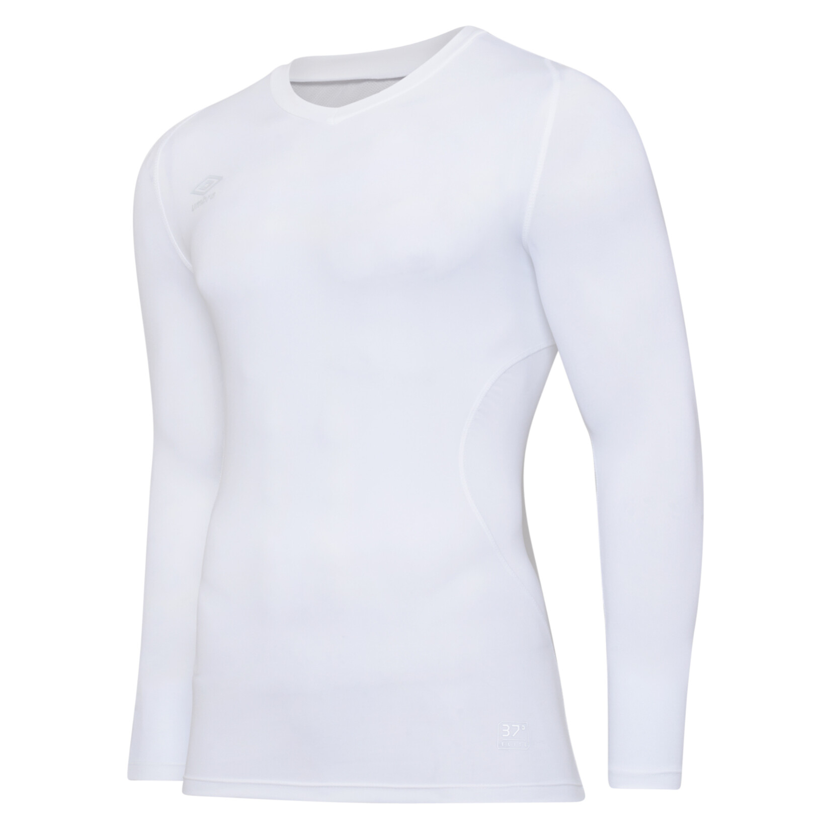 Umbro Elite V Neck Baselayer L/S - White