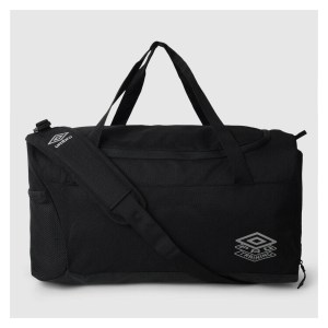 Umbro Pro Training Elite Duffel Bag - BLACK/SILVER