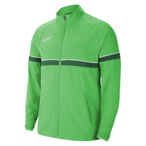 Nike Academy 21 Woven Track Jacket (M) Light Green Spark-White-Pine Green-White