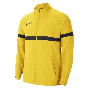 Nike Academy 21 Woven Track Jacket (M) Tour Yellow-Black-Anthracite-Black