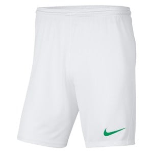 Nike Park III Shorts White-Pine Green