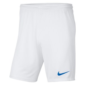 Nike Park III Shorts White-Royal Blue