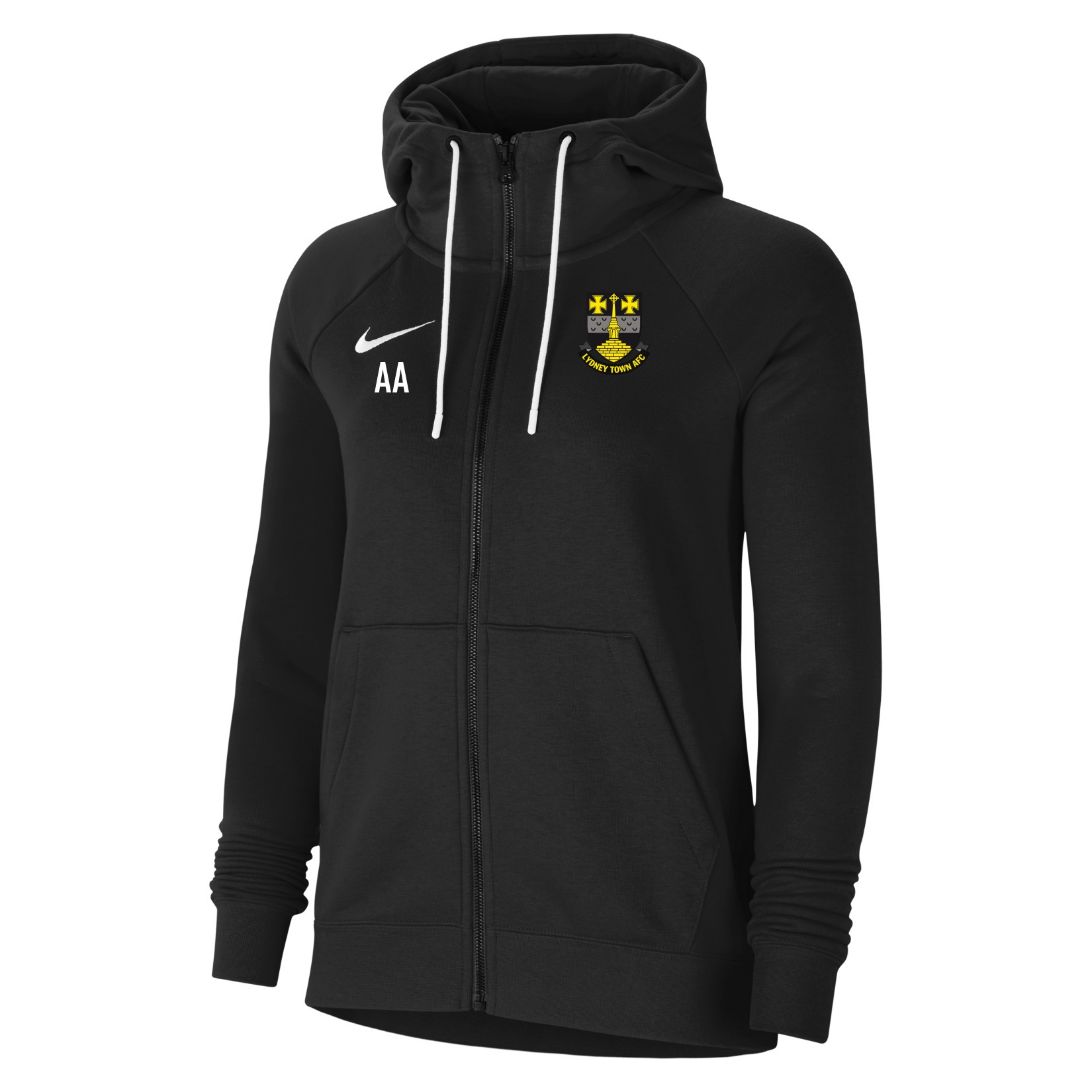 Nike Team Club 20 Full-Zip Hoodie (W) - Black/White/White