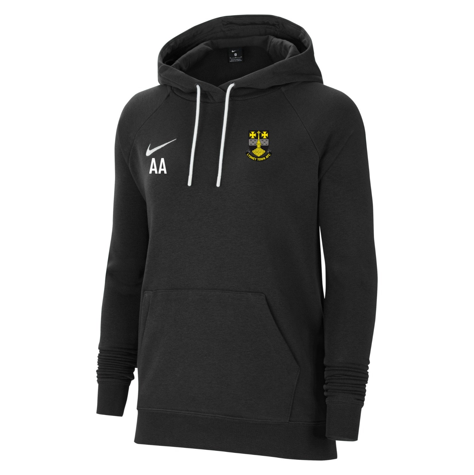 Nike Team Club 20 Hoodie (W) - Black/White/White