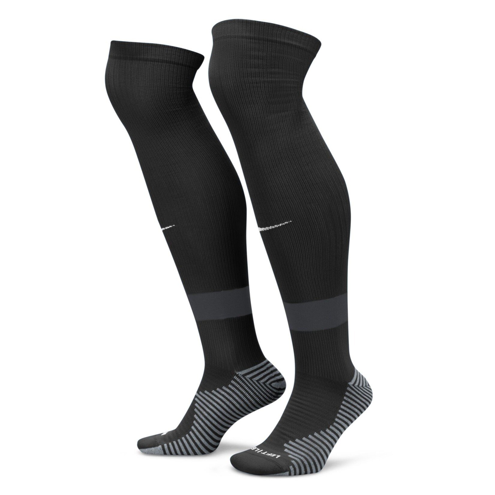 Nike Strike Dri-FIT Knee-High Soccer Socks - BLACK/ANTHRACITE/WHITE