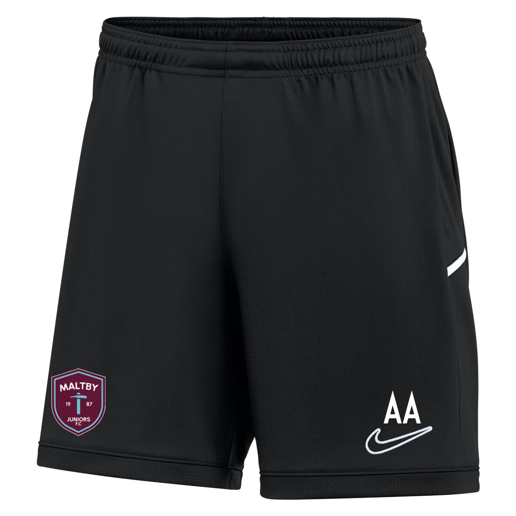 Nike Dri-FIT Academy 25 Shorts (W) - Black/Black/White