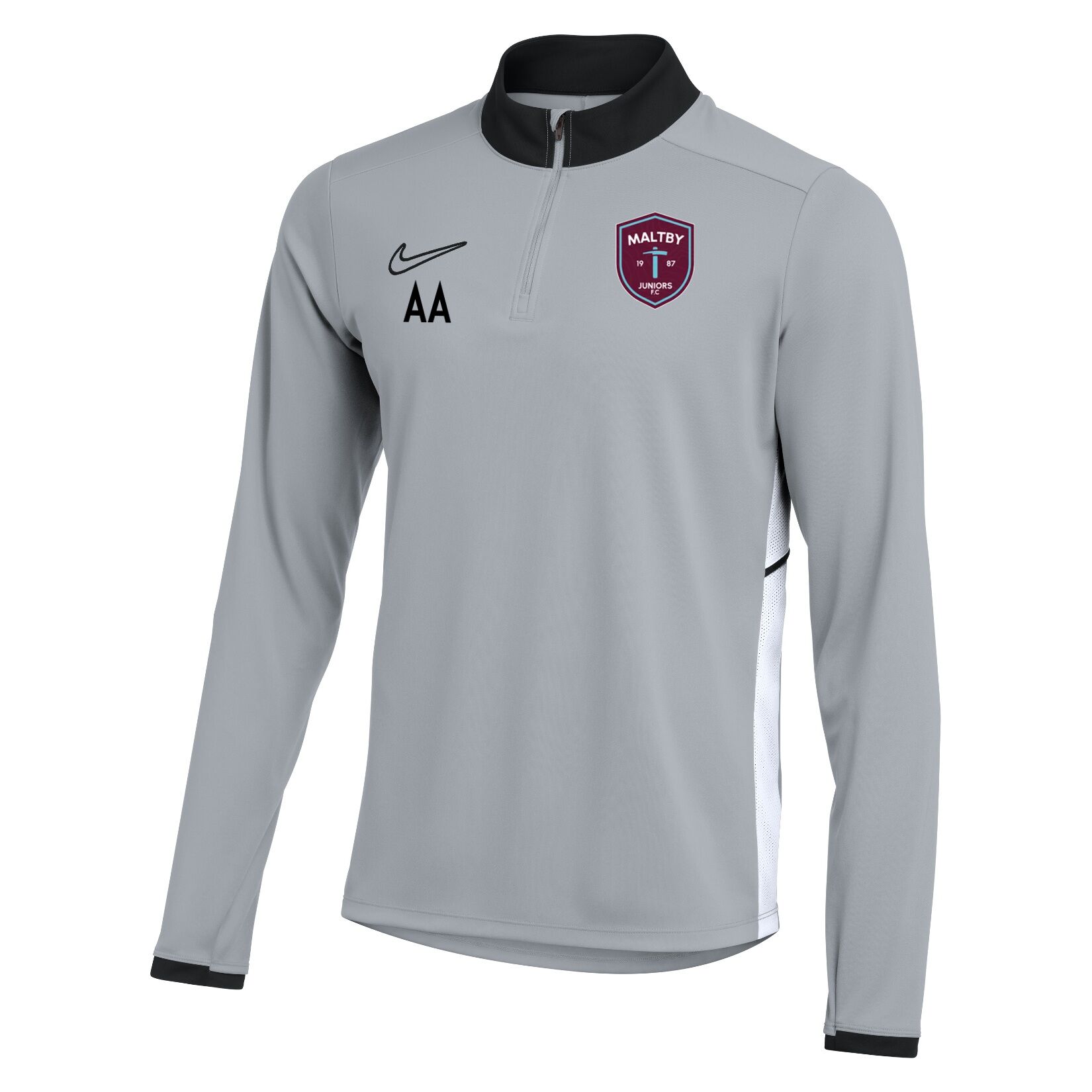 Nike Dri-FIT Academy 25 Drill Top - Wolf Grey/Black/White