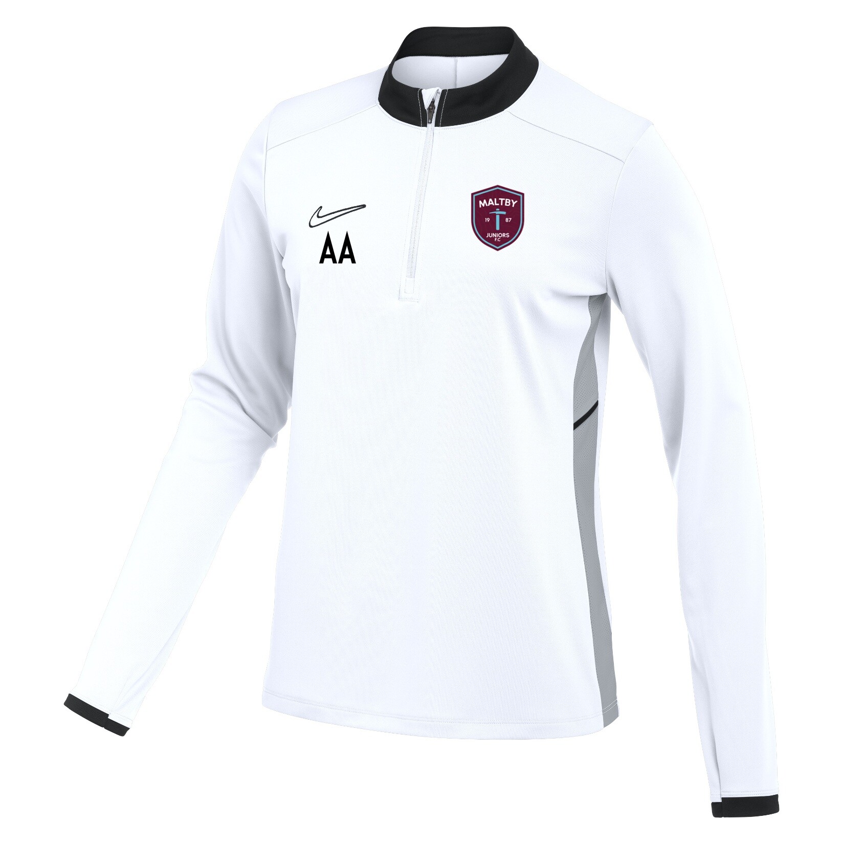 Nike Dri-FIT Academy 25 Drill Top (W) - White/Black/Black