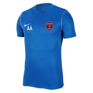 Nike Park 20 Short Sleeve Training Tee Royal Blue-White-White