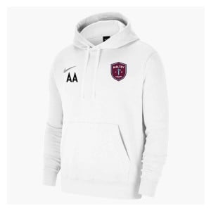 Nike Team Club 20 Fleece Hoodie (M) White-White-Wolf Grey