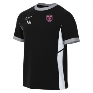 Nike Academy 25 Short-Sleeve Training Top - Black/White/White