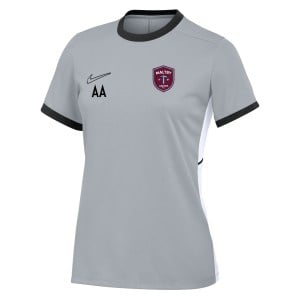 Nike Academy 25 Short-Sleeve Training Top (W) - Wolf Grey/Black/White