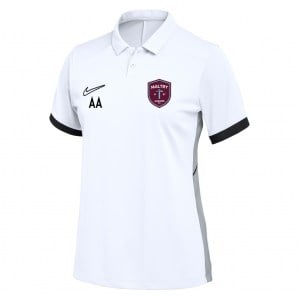 Nike Dri-FIT Academy 25 Polo (W) - White/Black/Black