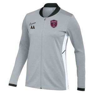 Nike Dri-FIT Academy 25 Knit Track Jacket (W) - Wolf Grey/Black/White
