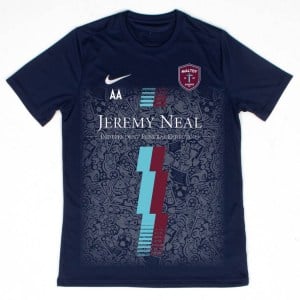 Nike Park VII Dri-FIT Short Sleeve Shirt - Midnight Navy/White