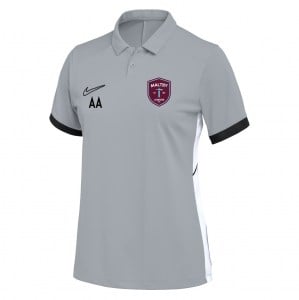 Nike Dri-FIT Academy 25 Polo (W) - Wolf Grey/Black/White