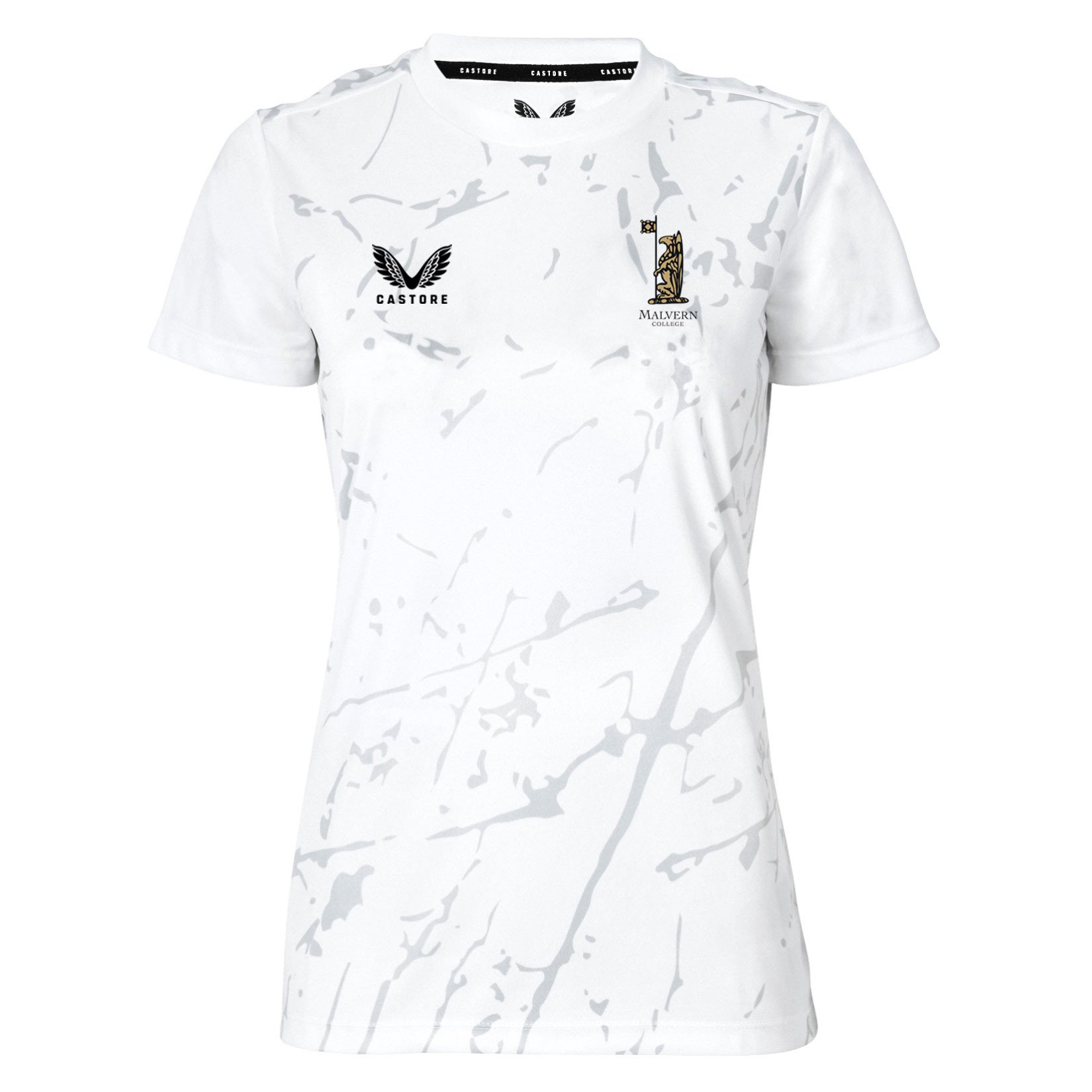 Malvern College Womens Marble Printed SS Training Tee (W)