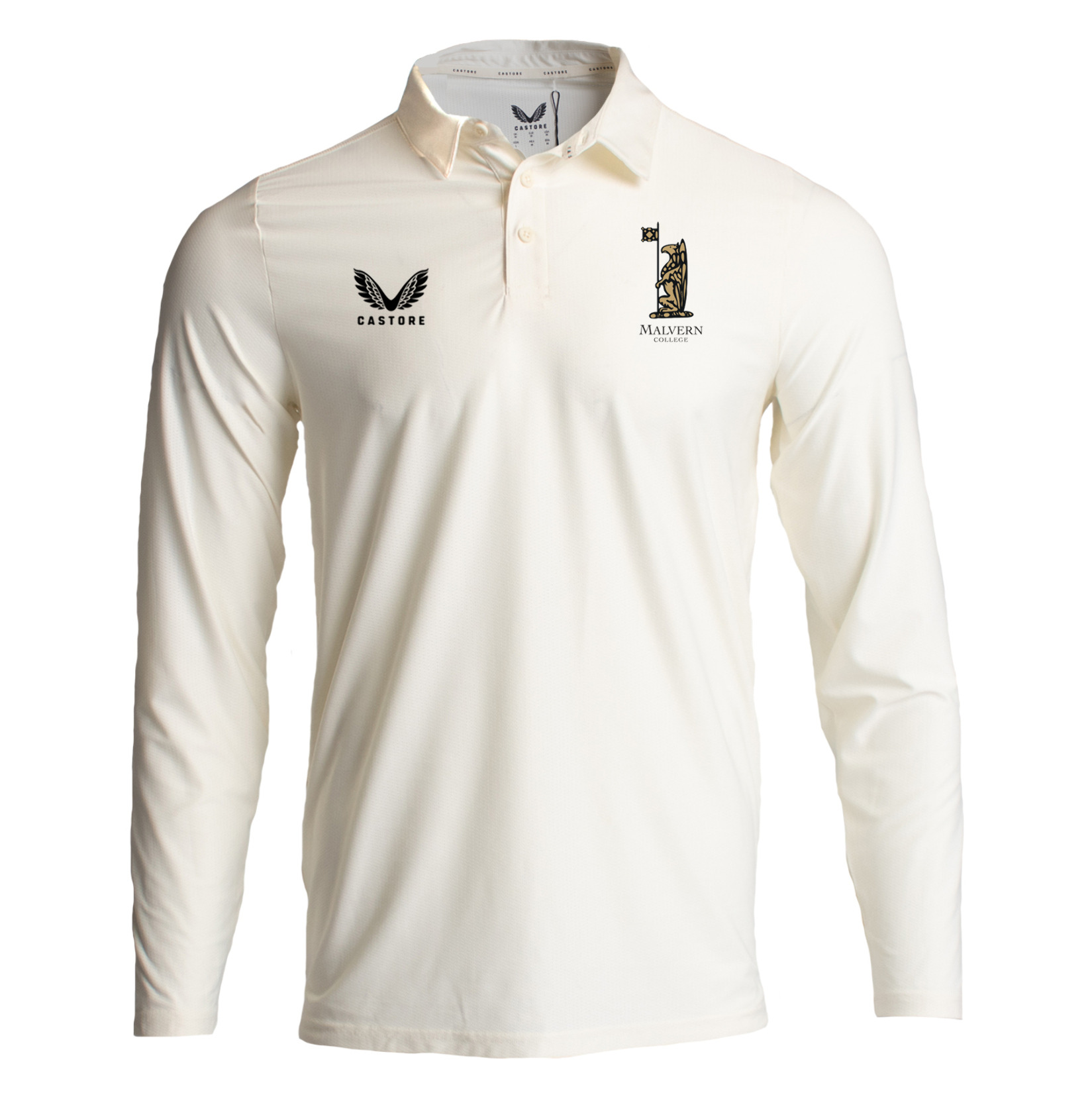 Malvern College Long Sleeve Cricket Polo