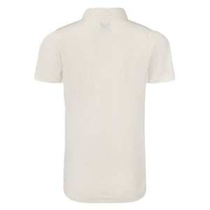 Malvern College Short Sleeve Cricket Polo (W) - CANNOLI CREAM