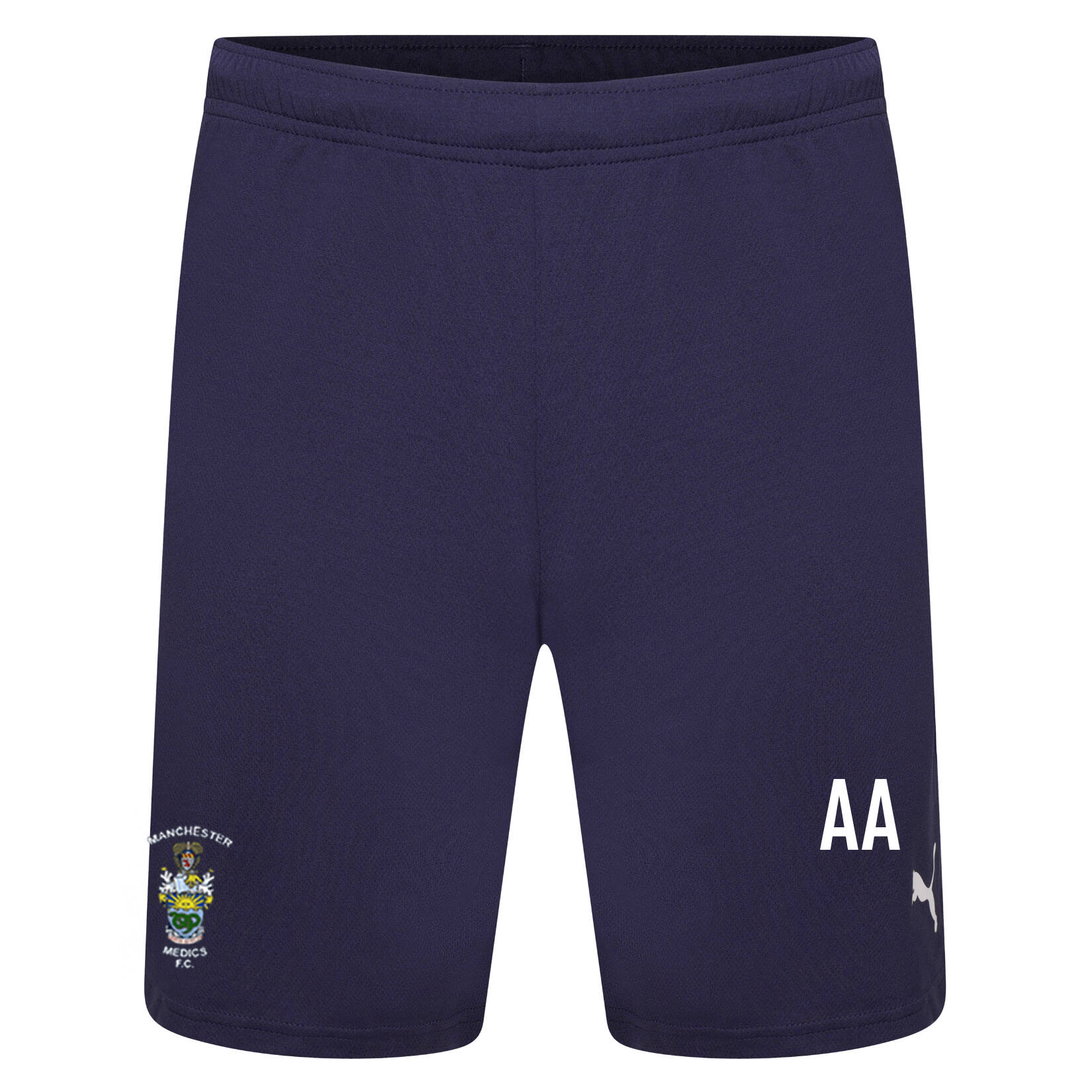 Puma teamRISE Shorts - Peacoat/Puma White