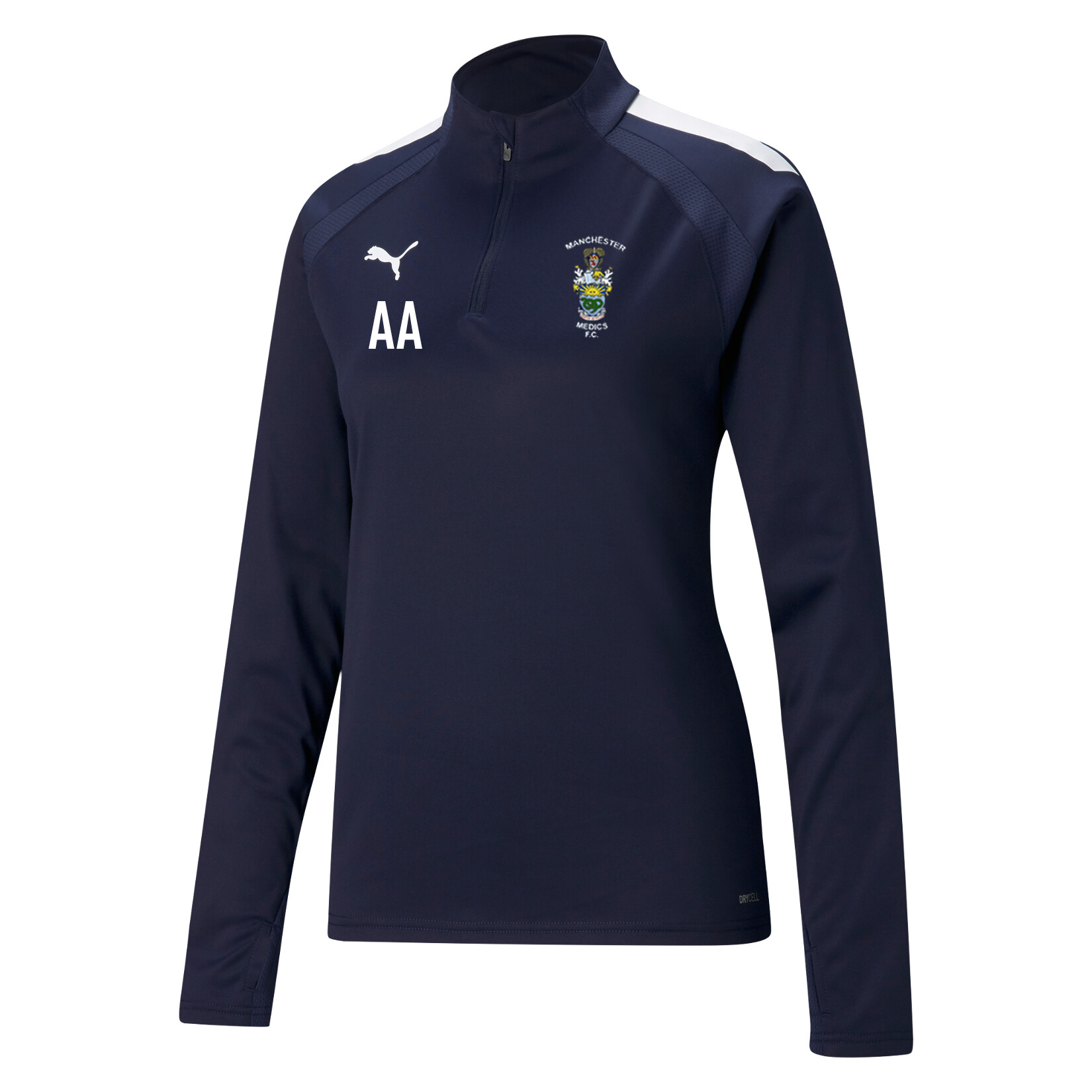 Puma teamLIGA Training 1/4 Top (W) - Peacoat/Peacoat