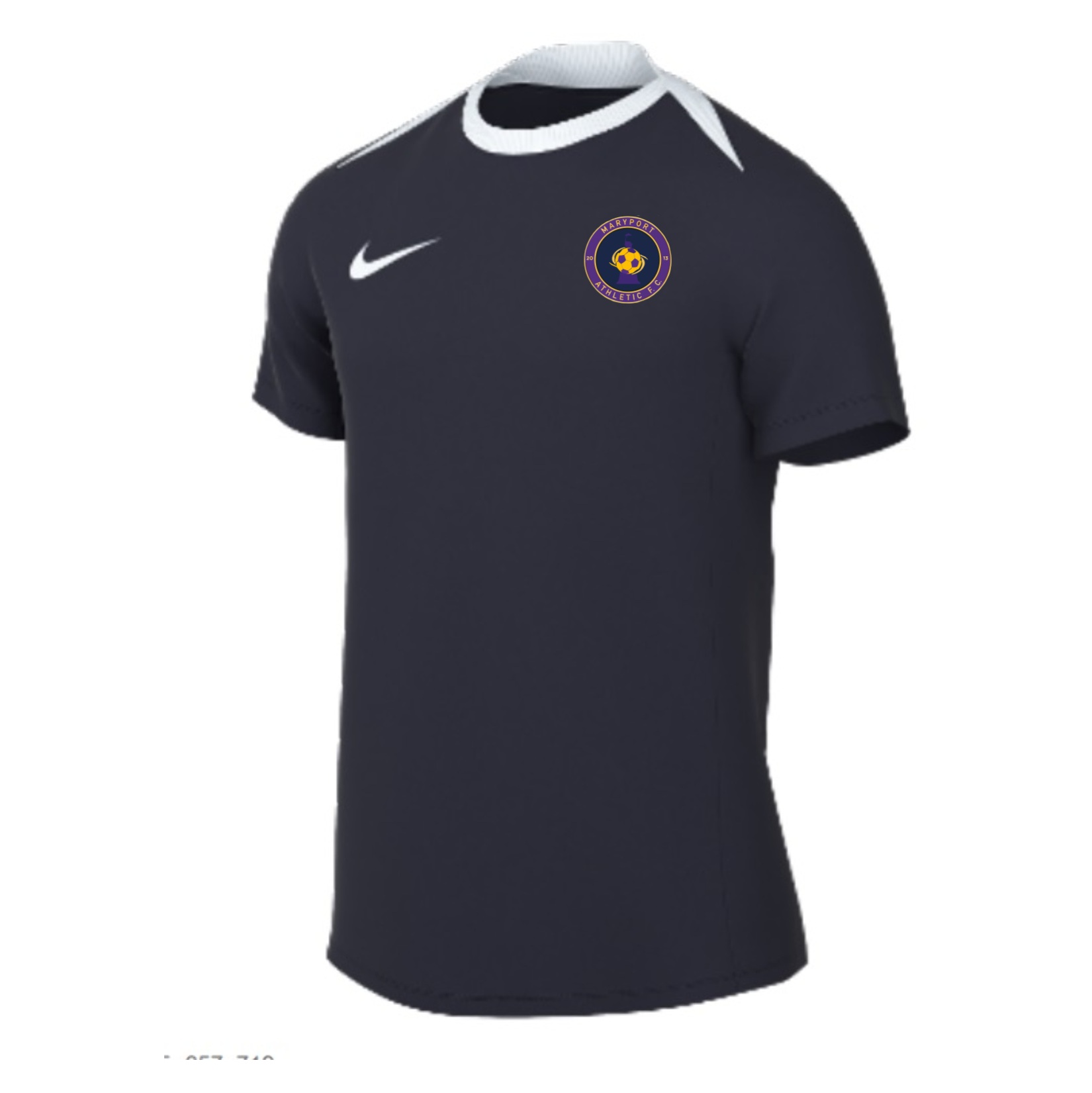Nike Academy Pro 24 Dri-FIT Short Sleeve Top - Obsidian/White/Obsidian/White