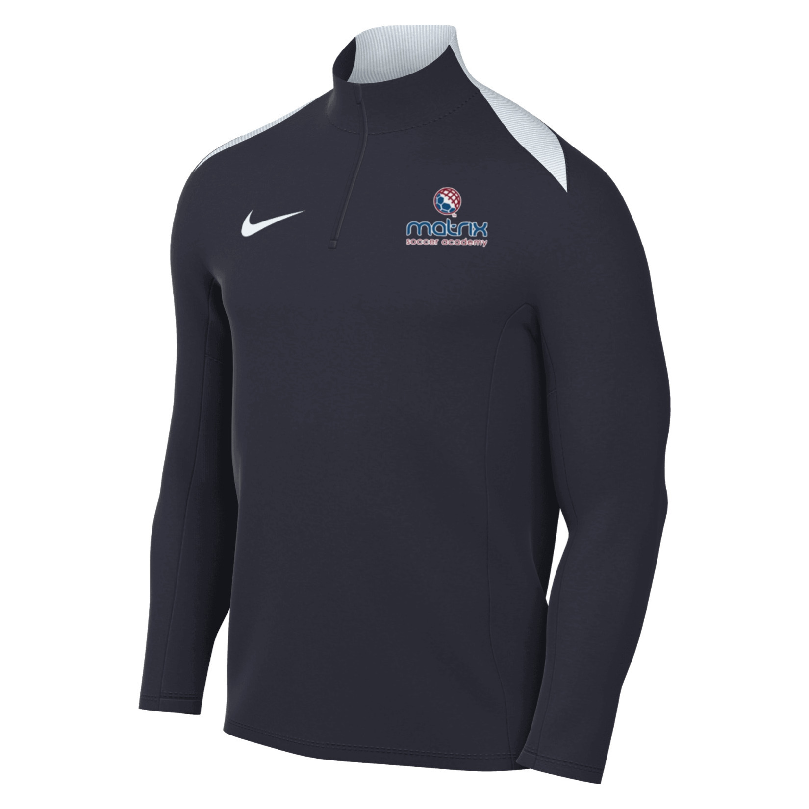 Nike Academy Pro 24 Dri-FIT Drill Top - OBSIDIAN/OBSIDIAN/WHITE/WHITE