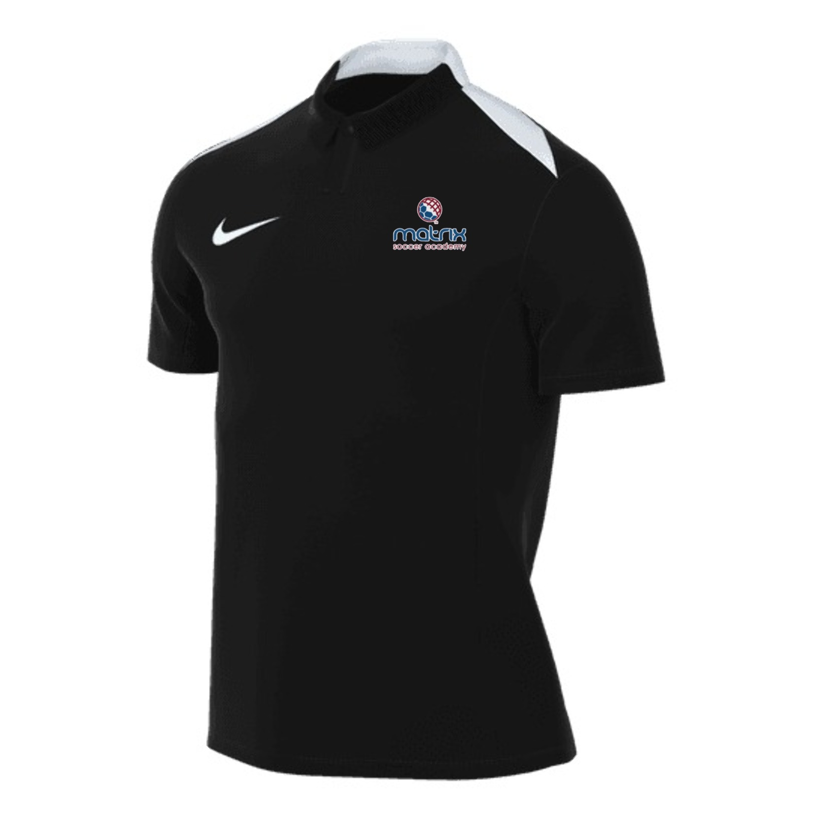 Nike Academy Pro 24 Polo - Black/Black/White/White