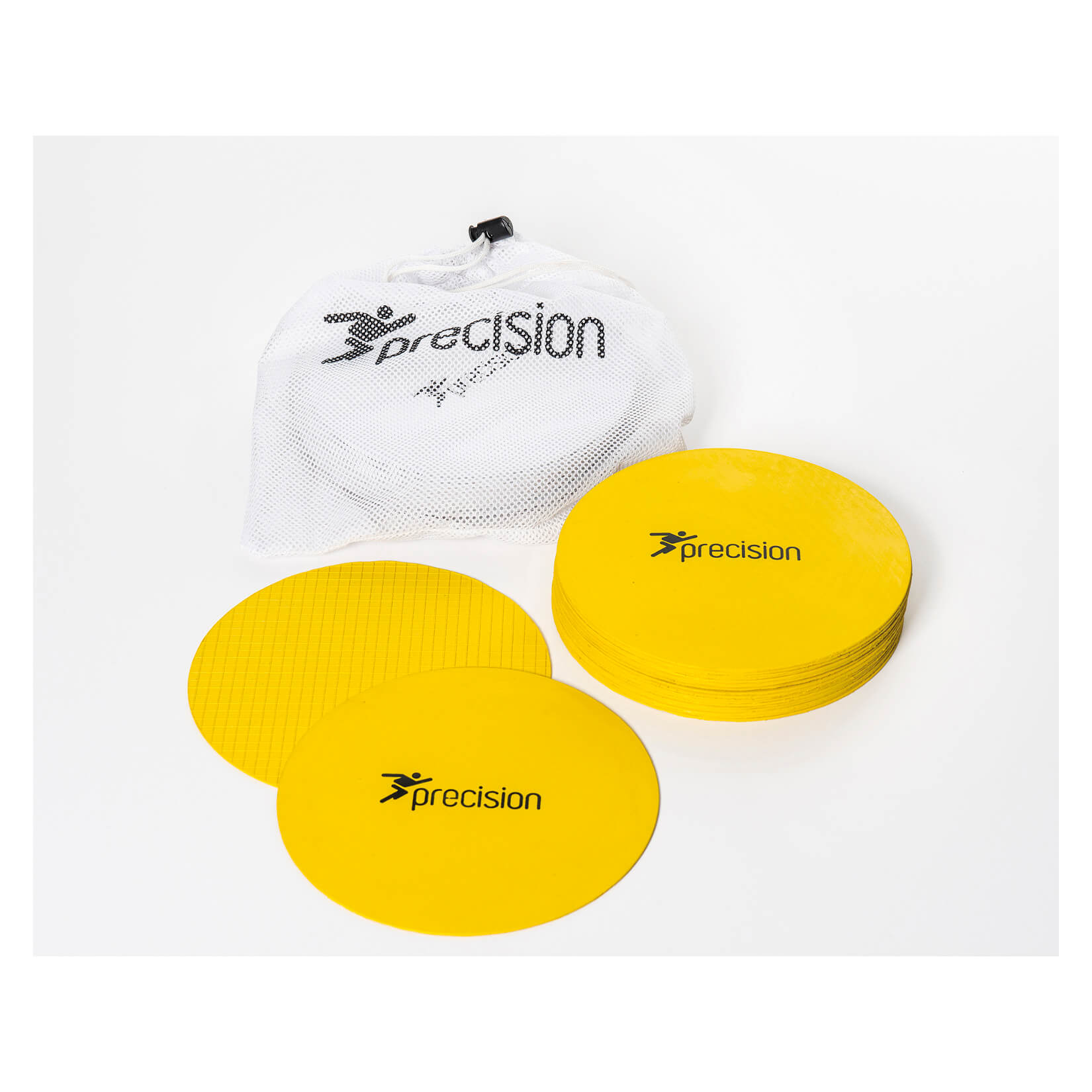 Precision Large Round Rubber Marker Discs ( Set of 20 ) Yellow
