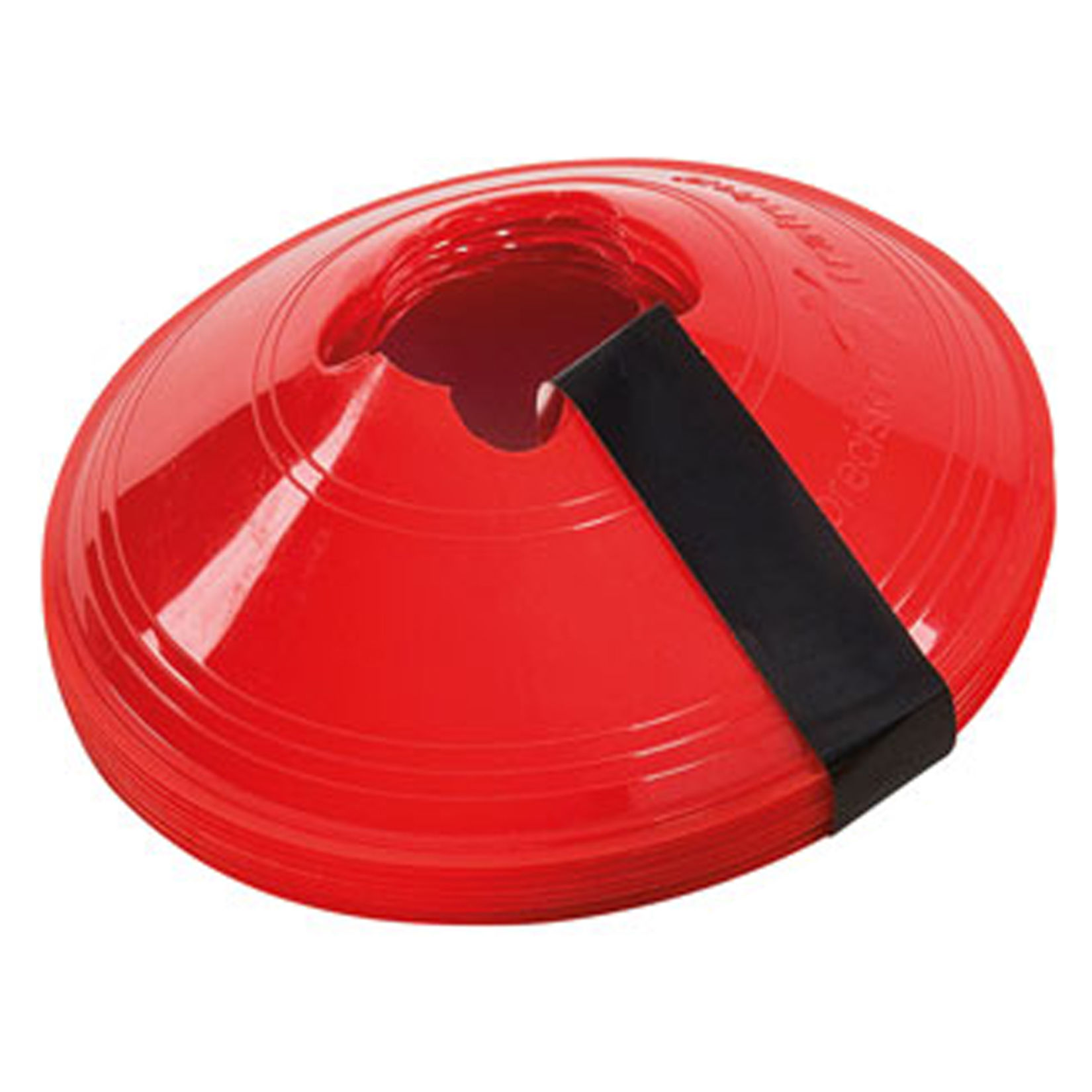 Precision Sleeved Set of 10 Saucer Cones Red