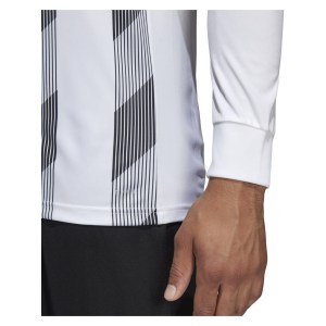 Adidas STRIPED 19 LONG SLEEVE FOOTBALL SHIRT White-Black