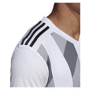 Adidas STRIPED 19 LONG SLEEVE FOOTBALL SHIRT White-Black
